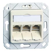 BTR NETCOM Boîte de raccordement C6A module Upk 3 ports 180 Upk, rws TN C6Amod-3UPk-180rw-1