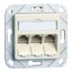 BTR NETCOM Boîte de raccordement C6A module Upk 3 ports 180 Upk, rws TN C6Amod-3UPk-180rw