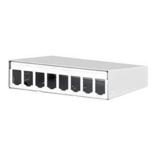 BTR NETCOM Boîtier AP vide module E-DAT 8x rws 130861-0802-E