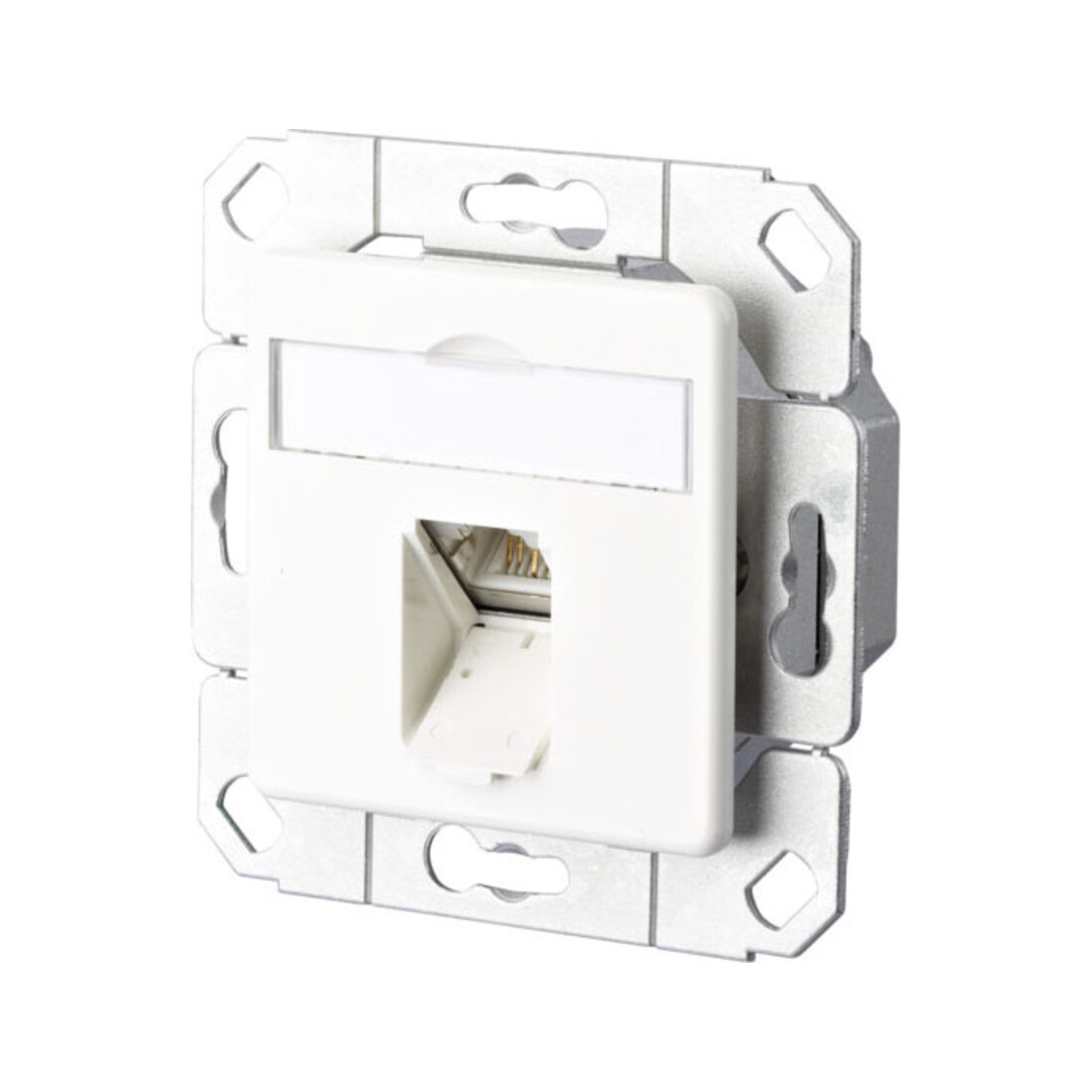 BTR NETCOM Boîtier de connexion C6A Upk 1xRJ45, Upk, rws TN EDATC6A-1UPk-rws