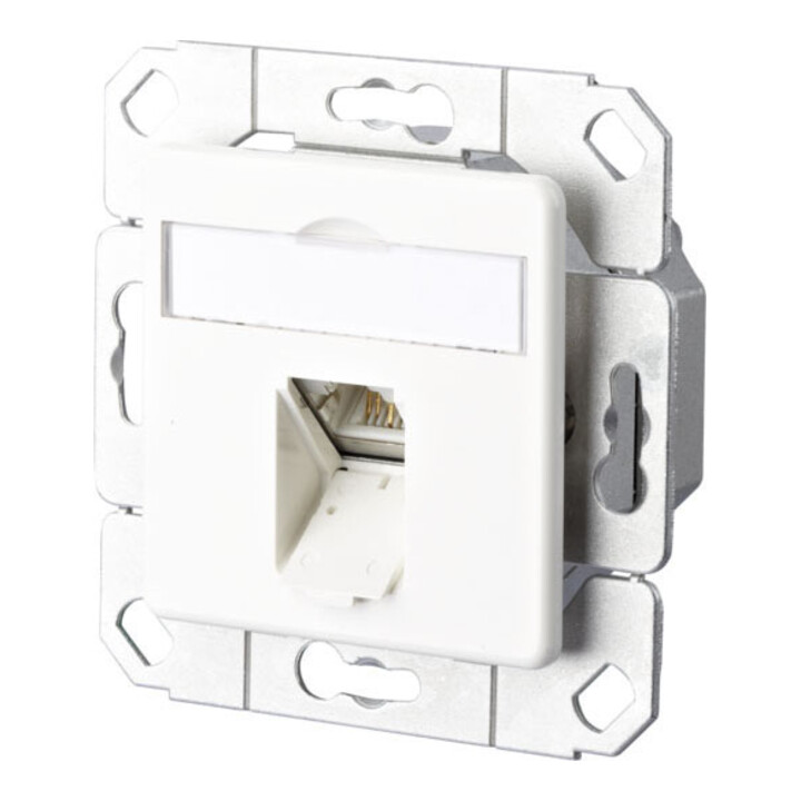 BTR NETCOM Boîtier de connexion C6A Upk 1xRJ45, Upk, rws TN EDATC6A-1UPk-rws