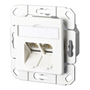BTR NETCOM Boîtier de connexion C6A Upk 2xRJ45, Upk, rws TN EDATC6A-2UPk-rws-1