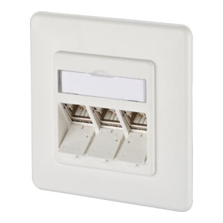 BTR NETCOM Boîtier de connexion E-DAT module 3x8(8) encastré 1309131002-E rws