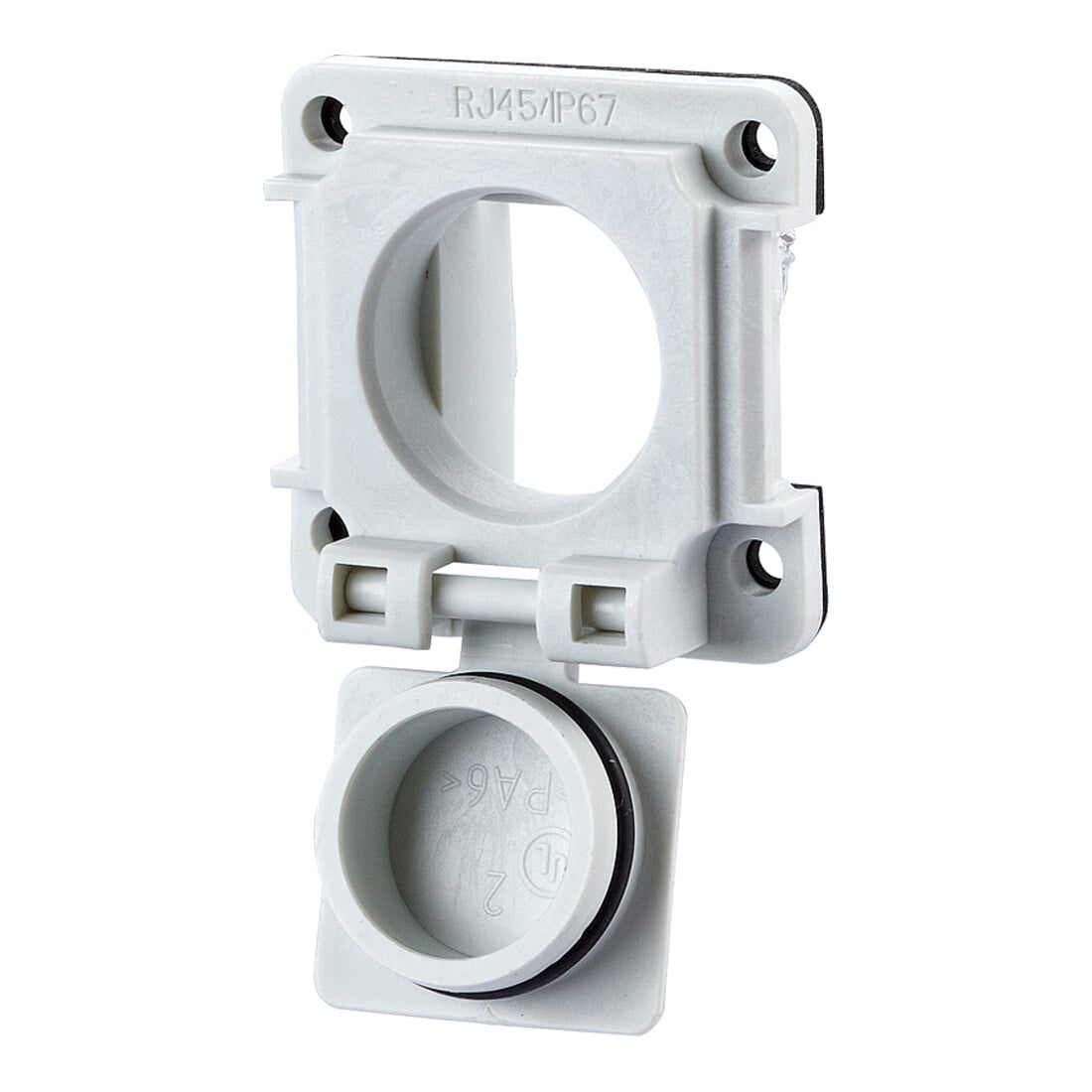 BTR NETCOM Buchsenklappe E-DAT ind.8(8) IP67 1309413003-E lgr