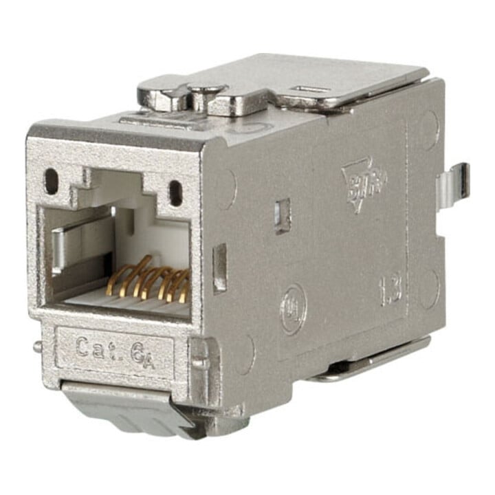 BTR NETCOM C6Amodul 180 Jack Cat. 6A geschirmt TN C6Amod-180