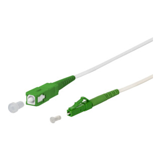 BTR NETCOM Câble de raccordement fibre optique OpDAT LWL blanc SCAPC/LCAPC 1m 151P7EAJA10E