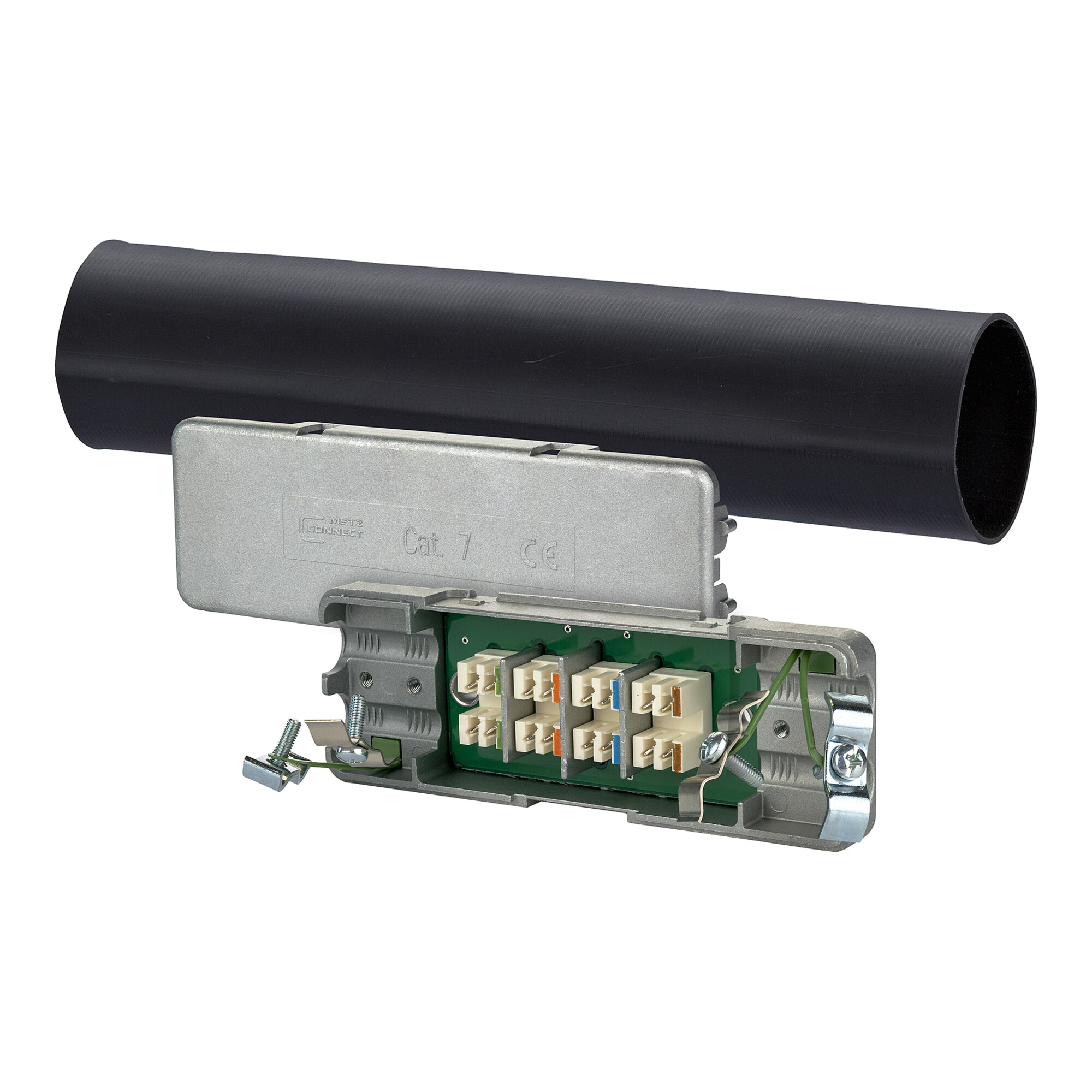 BTR NETCOM 130863-01-E Kabelverbinder Cat7, IP67 für wasserdichte Verbindung von Netzwerkkabeln, 130863-01-E