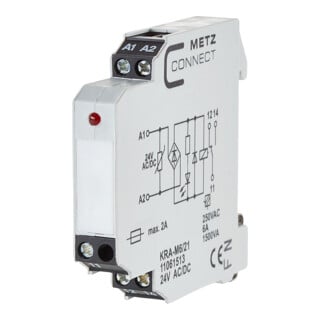 BTR NETCOM Koppelbaustein 1W KRA-M6/21 24AC/DC