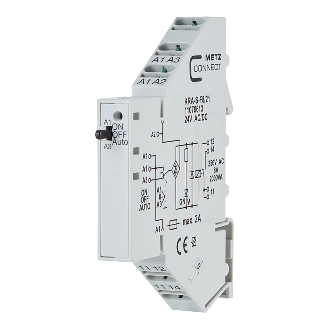 BTR NETCOM Koppelbaustein 24AC/DC KRA-S-F8/21 1W