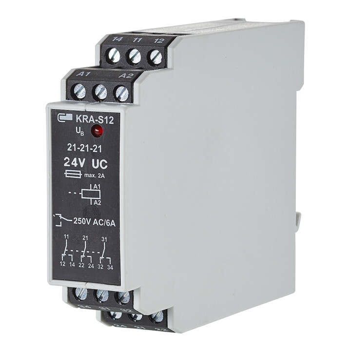 BTR NETCOM Koppelbaustein 24V AC/DC 3W KRA-S12/21-21-21 24
