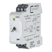 BTR NETCOM Module d’interface 1W avec panneau de commande manuel KRS-E06 24ACDC Auto-1