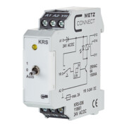 BTR NETCOM Module d’interface 1W avec panneau de commande manuel KRS-E06 24ACDC Auto-3