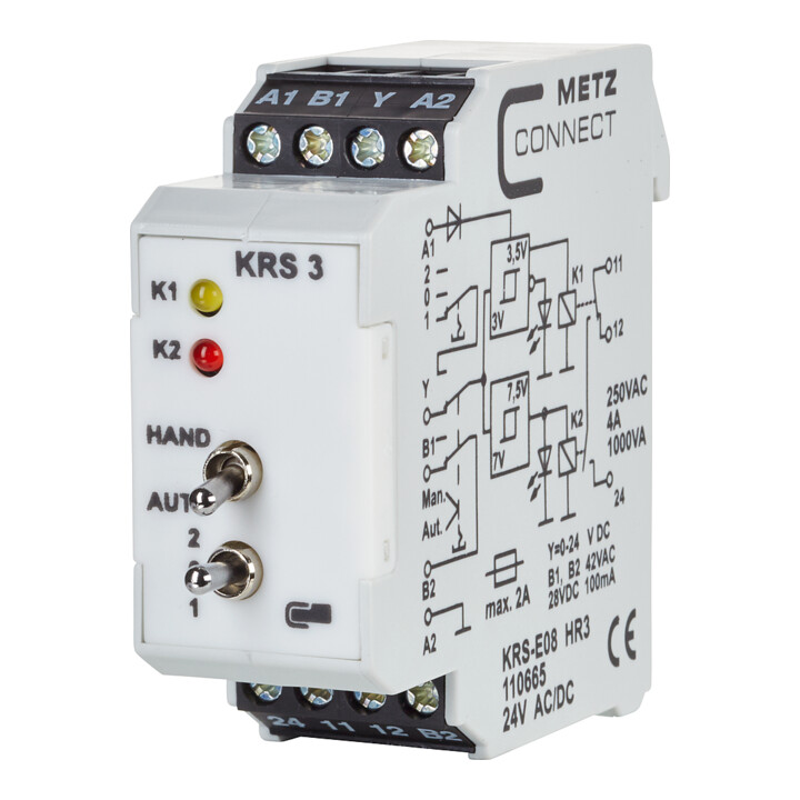 BTR NETCOM Module d’interface 1W KRS-E08 HR3 24ACDC