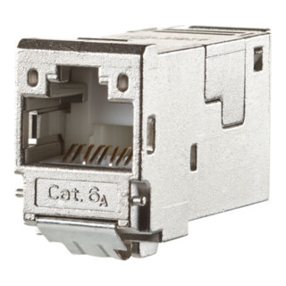 BTR NETCOM Module E-DAT RJ45 8(8) TN Cat.6A, TIA-A, blindé Module E-DAT