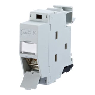 BTR NETCOM Module rail DIN, Cat.6A 1xRJ45, incl. module TN C6Amod-REG-270