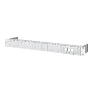 BTR NETCOM Modulträger 19Z leer 1HE f.24xKeystm.gr 130920-00KE