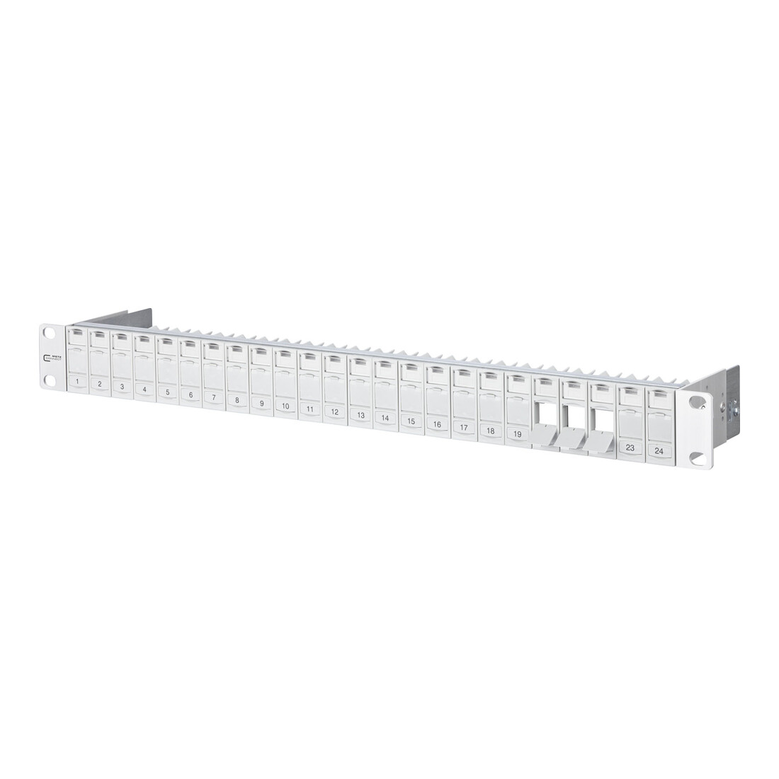 BTR NETCOM Modulträger 19Z leer 1HE f.24xKeystm.gr 130920-00KE