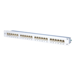 BTR NETCOM Panneau 24 ports E-DAT C6 1U Alu TN MP24