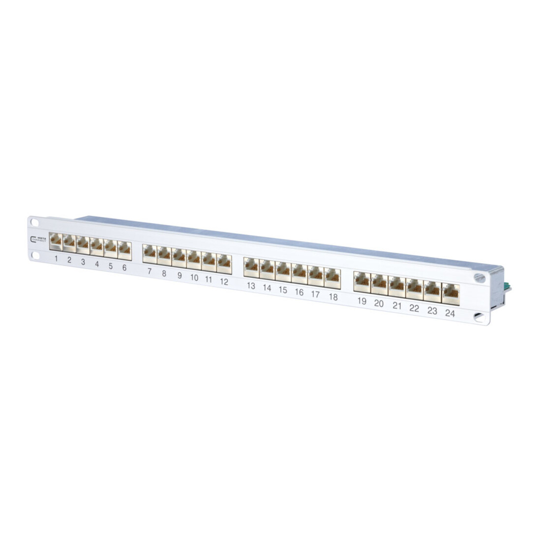 BTR NETCOM Panneau 24 ports E-DAT C6 1U Alu TN MP24