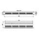 BTR NETCOM Patchfeld C6Amodul 24Port 1HE Edst bestückt TN C6Amod-MP24-Edst