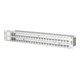 BTR NETCOM Patchfeld modul 48Port 1,5HE Edstahl leer TN MPP48-Edst-leer