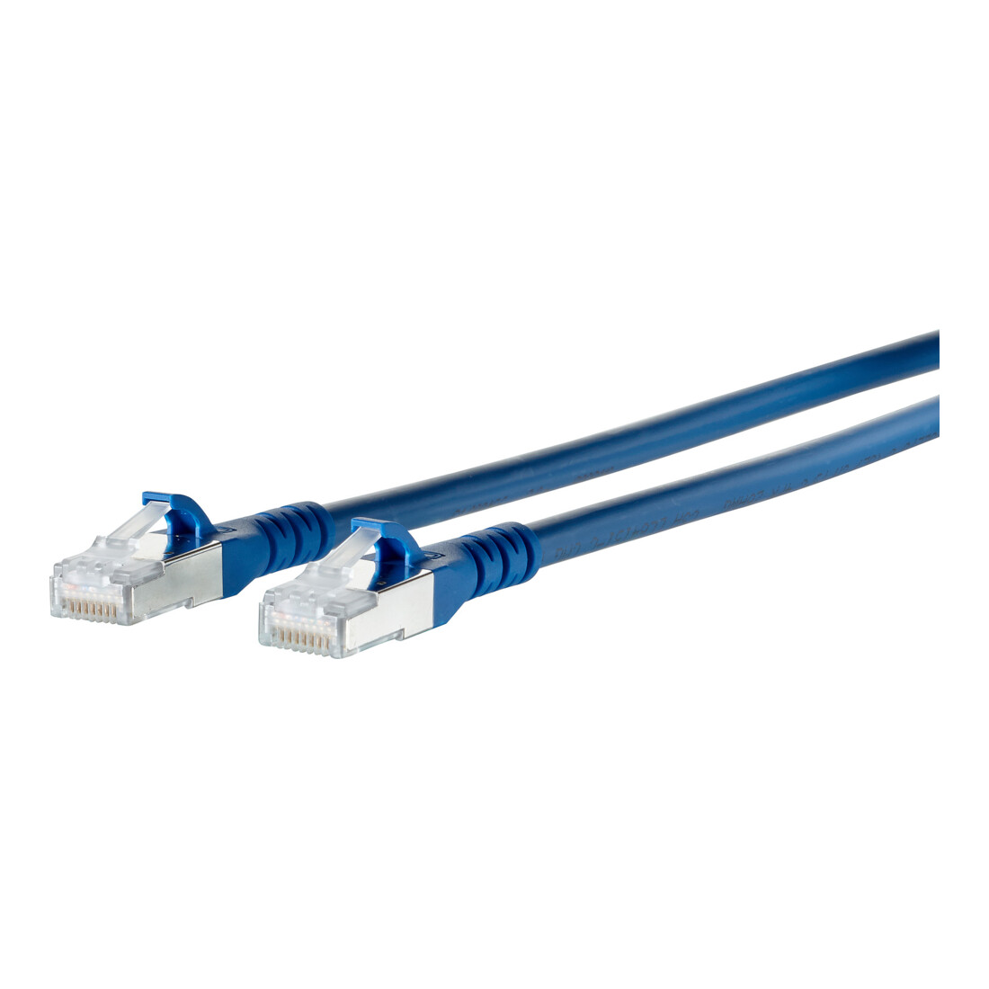 BTR NETCOM Patchkabel S/FTP bl 0,5m Cat.6A 1308450544-E