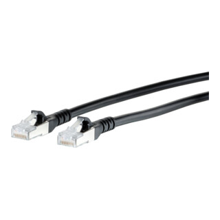 BTR NETCOM Patchkabel S/FTP sw 1,5m Cat.6A 1308451500-E