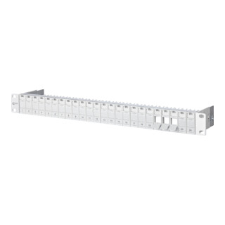 BTR NETCOM Support modulaire 19" vide 1U pour 24x Keystm.gr 130920-00KE