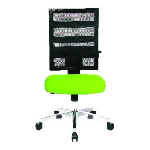 Bürodrehstuhl m.Punktsynchrontechnik schwarz/schwarz 450-550mm Trgf.110kg