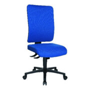 Bürodrehstuhl m.Synchrontechnik blau 450-550mm o.Armlehnen Trgf.110kg TOPSTAR