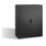 C+P File sideboard Omnispace avec volet roulant et étagères noir-gris 420 mm-1