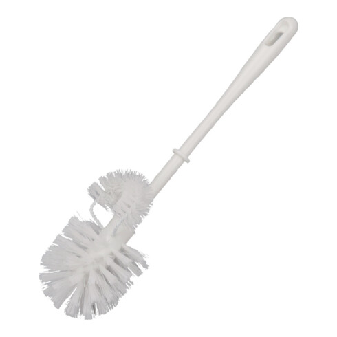 BÜMAG Brosse ronde, blanche, avec bord, 360 mm L, Ø 84 mm