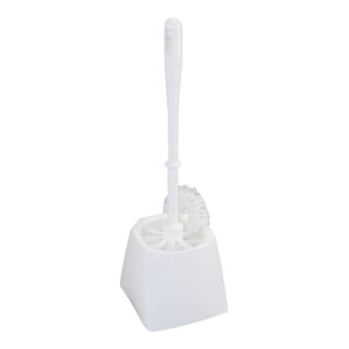 BÜMAG Ensemble WC nettoyant rebord, carré, blanc