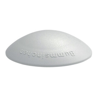 Bummsinchen Butée de porte adhésive grise Ø 40 mm