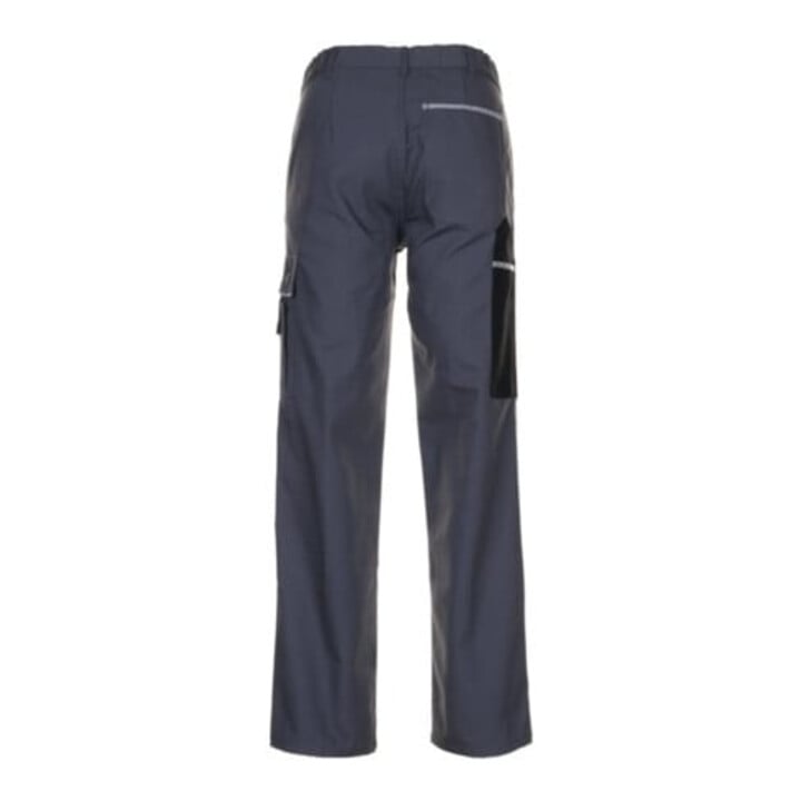 Bundhose Canvas 320 Gr.50 grau/schwarz 65%PES/35 %CO PLANAM