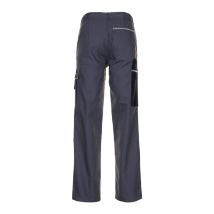 Bundhose Canvas 320 Gr.52 grau/schwarz 65%PES/35 %CO PLANAM