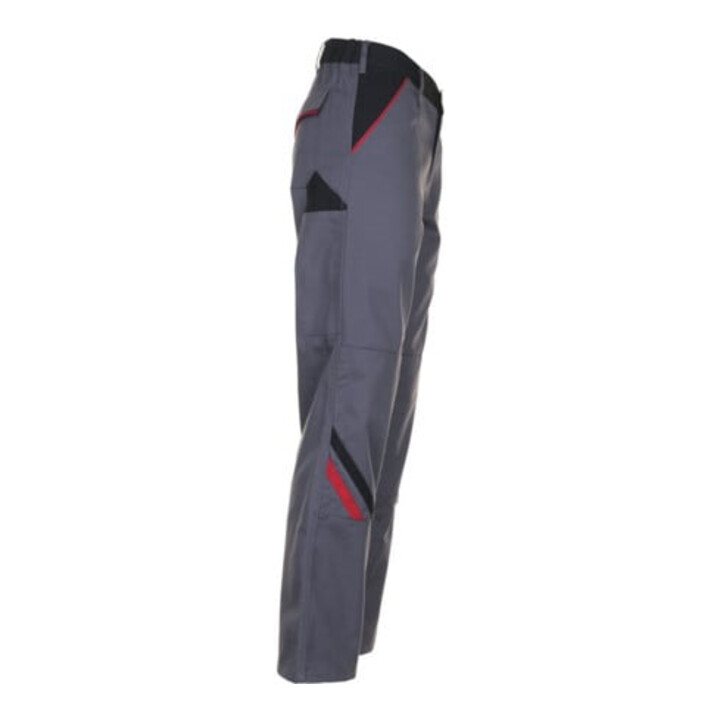 Bundhose Highline Gr.52 schiefer/schwarz/rot 65%PES/35 %CO
