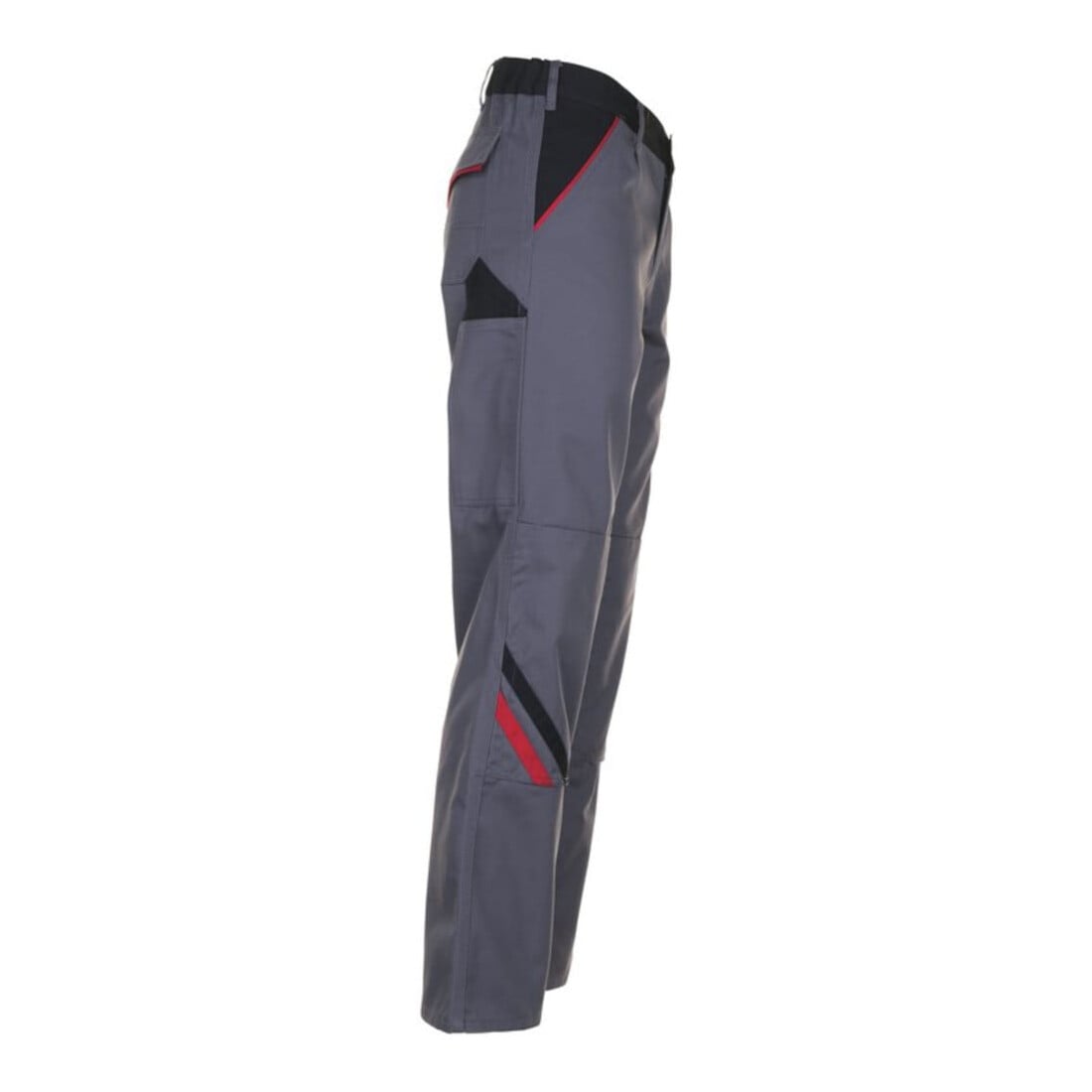 Bundhose Highline Gr.56 schiefer/schwarz/rot 65%PES/35 %CO