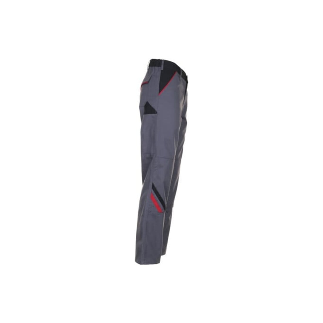 Bundhose Highline Gr.58 schiefer/schwarz/rot 65%PES/35 %CO