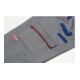 Bundhose Highline Gr.58 schiefer/schwarz/rot 65%PES/35 %CO-5