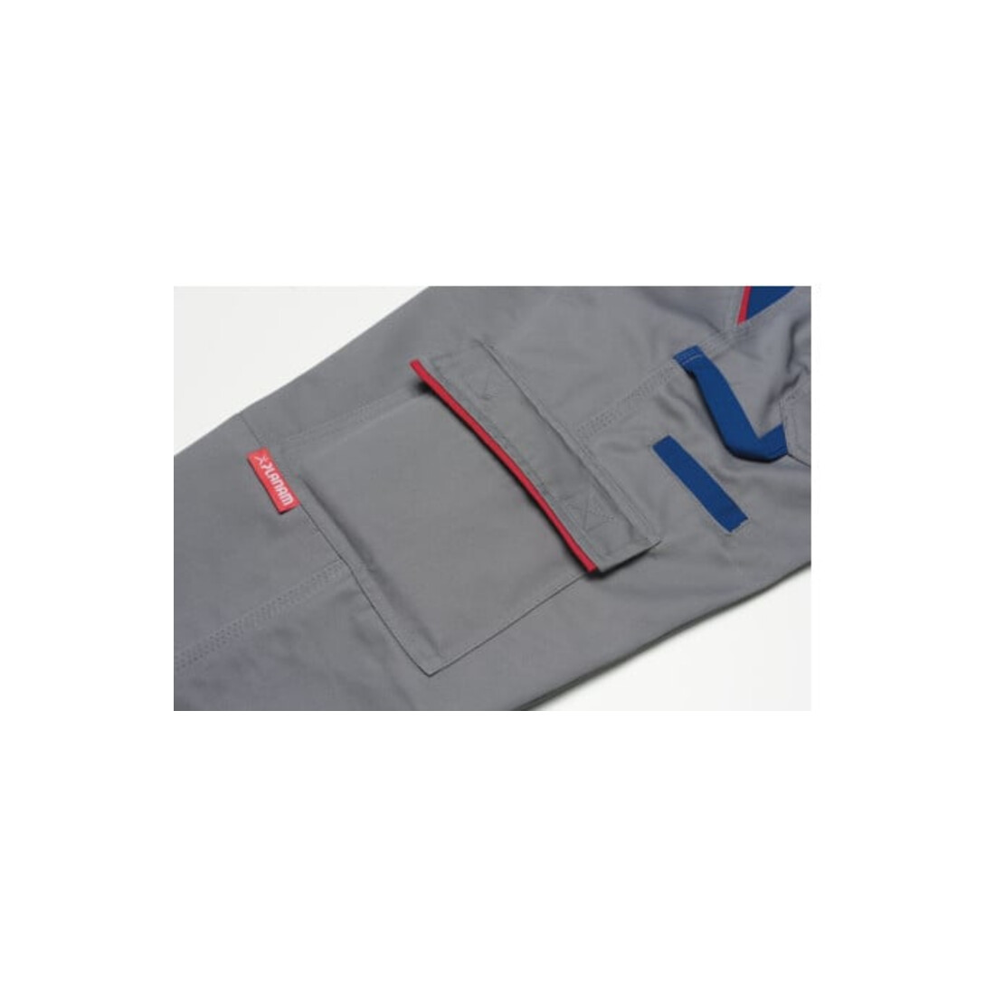 Bundhose Highline Gr.58 schiefer/schwarz/rot 65%PES/35 %CO