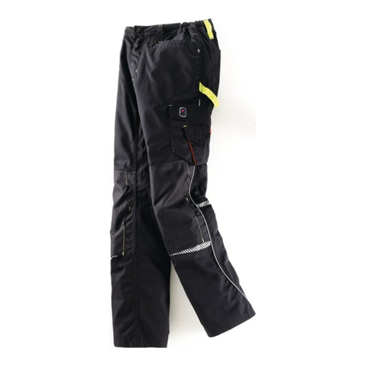 Bundhose Terrax Workwear Gr.50 schwarz/limette TERRAX