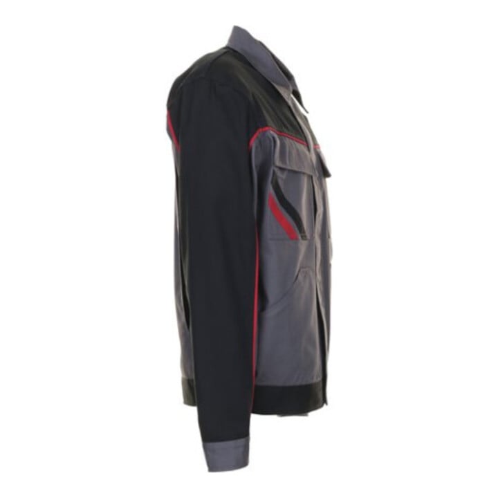 Bundjacke Highline Gr.54 schiefer/schwarz/rot