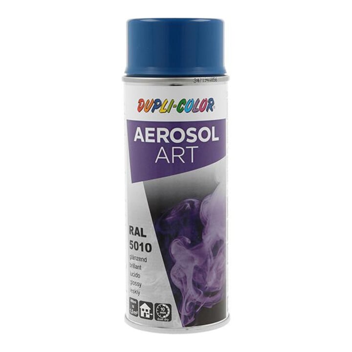 Buntlackspray AEROSOL Art enzianblau glänzend RAL 5010 400 ml Spraydose