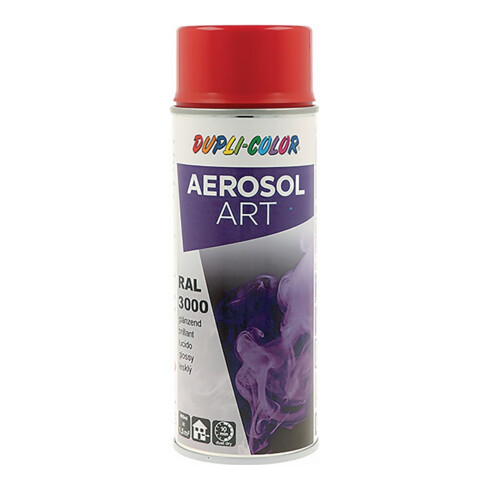 Buntlackspray AEROSOL Art feuerrot glänzend RAL 3000 400 ml Spraydose