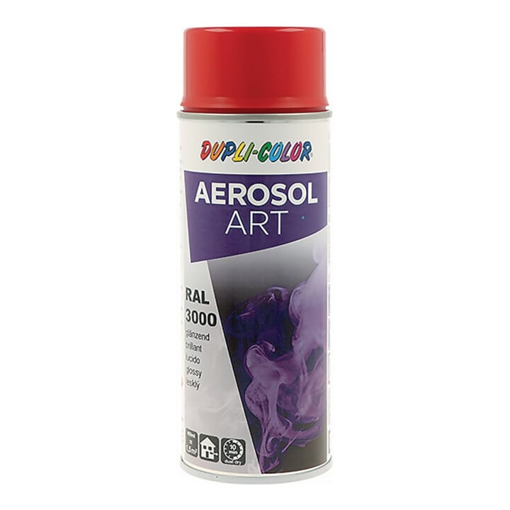 Buntlackspray AEROSOL Art feuerrot glänzend RAL 3000 400 ml Spraydose