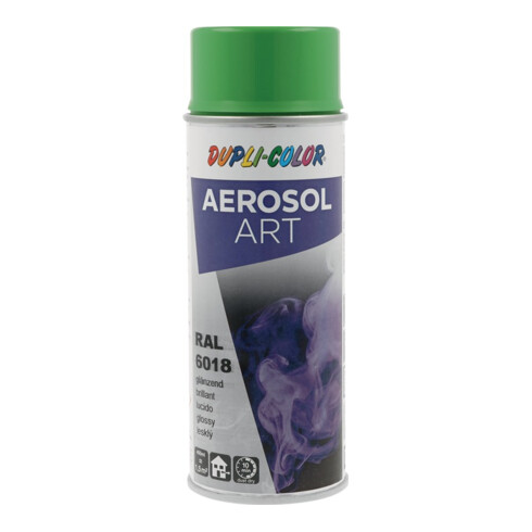 Buntlackspray AEROSOL Art gelbgrün glänzend RAL 6018 400 ml Spraydose
