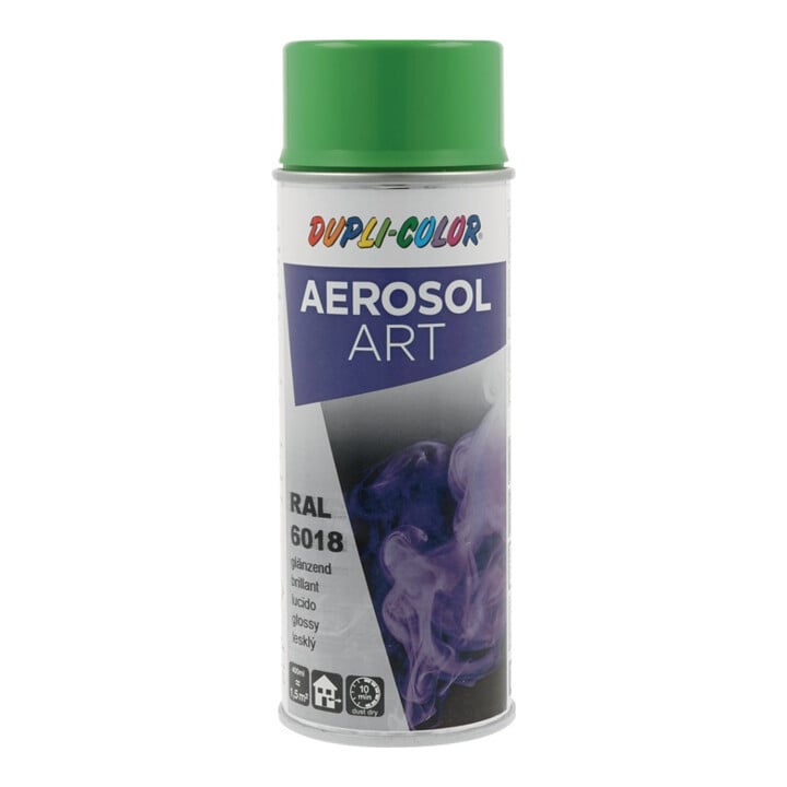 Buntlackspray AEROSOL Art gelbgrün glänzend RAL 6018 400 ml Spraydose