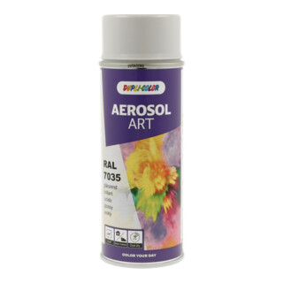 Buntlackspray AEROSOL Art gris clair brillant RAL 7035 400 ml aérosol