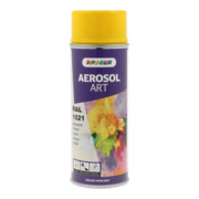Buntlackspray AEROSOL Art rapsgelb glänzend RAL 1021 400 ml Spraydose-2